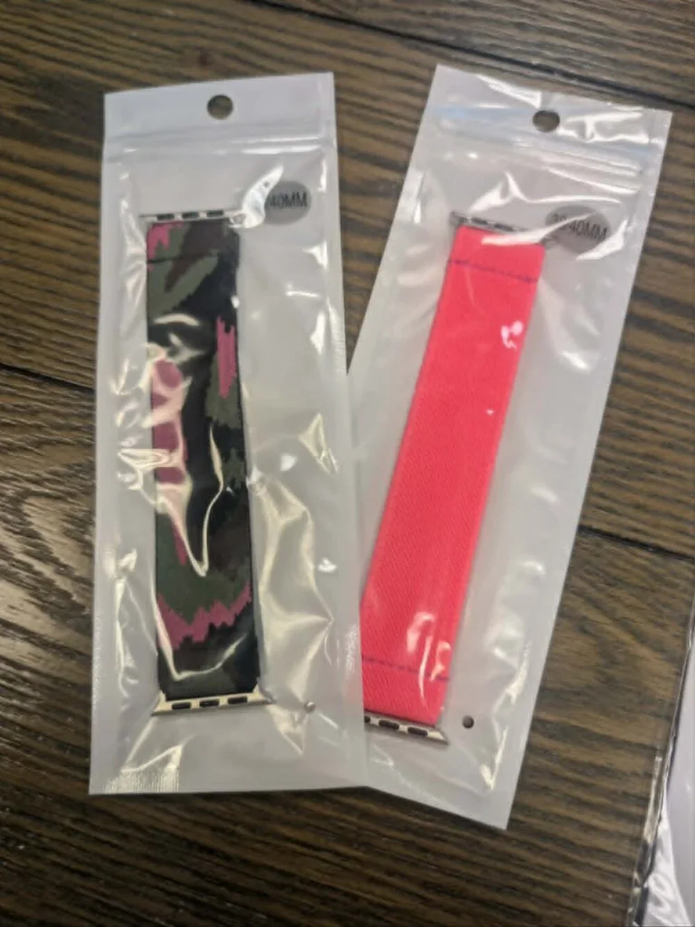 Elastic Apple Watch Band 38/40mm Hot Pink or Pink Camo Stretch Strap NEW